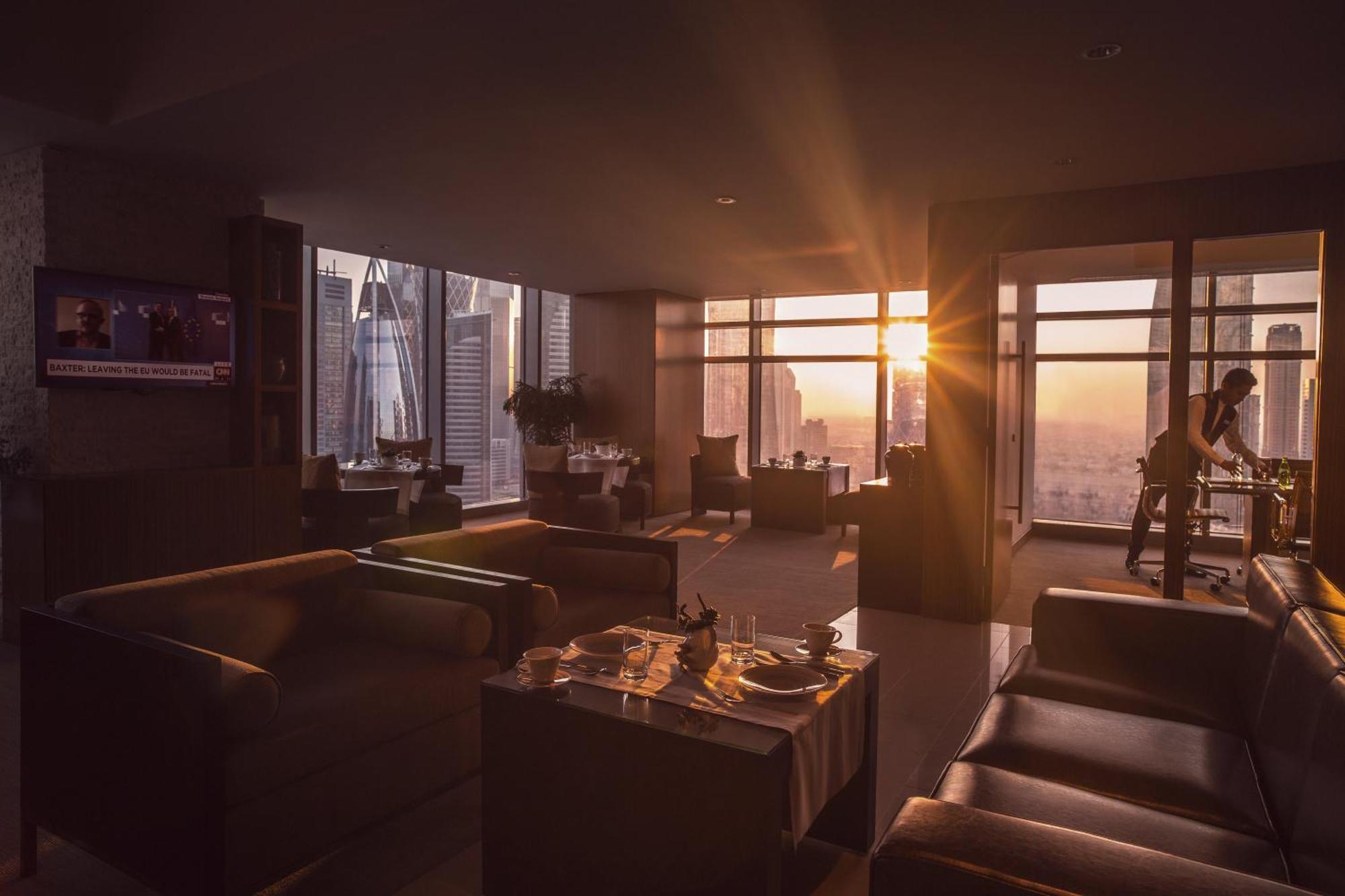 City Centre Rotana Доха Екстер'єр фото The interior of the restaurant